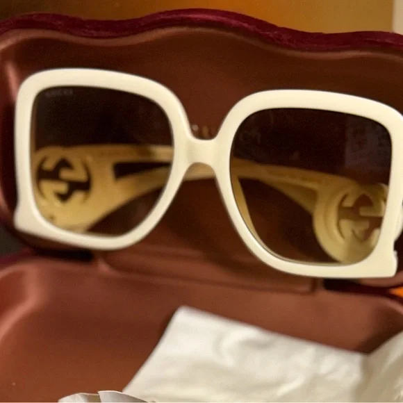 NEW GUCCI GG1326S 002 SQUARE WOMEN SUNGLASSES GUCCI GG1326S - Picture 7 of 7